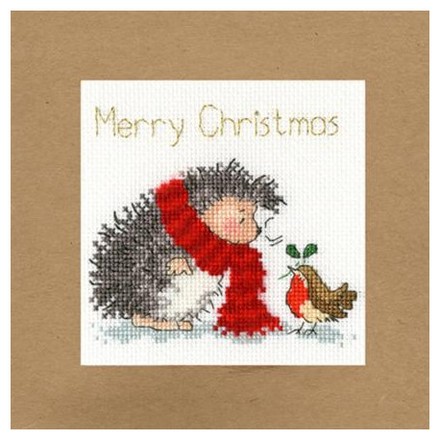 Рождественские пожелания Набор-открытка для вышивания крестом Bothy Threads XMAS32 - Вышивка крестиком и бисером - Овца Рукодельница