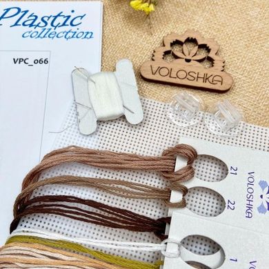 Мишеня Набір для вишивання хрестиком на пластиковій канві VOLOSHKA VPC_066 - Вышивка крестиком и бисером - Овца Рукодельница
