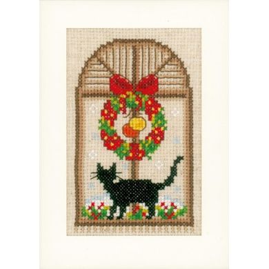 Різдвяна атмосфера Набір для вишивання хрестиком (листівки) Vervaco PN-0150427 - Вишивка хрестиком і бісером - Овечка Рукодільниця