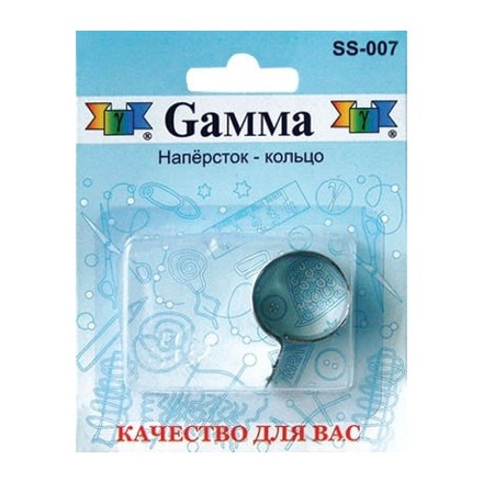 Наперсток-кольцо SS-007 Гамма - Вышивка крестиком и бисером - Овца Рукодельница
