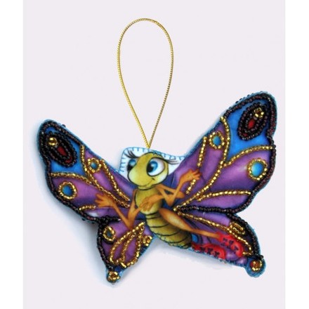 Набір для вишивання бісером Butterfly F009 Метелик - Вишивка хрестиком і бісером - Овечка Рукодільниця
