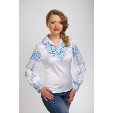 Набір для вишивки жіночої блузки бісером Зірка БЖ067пБннннk - Вишивка хрестиком і бісером - Овечка Рукодільниця