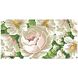 Заготовка клатча Білі мальви і троянди для вишивки бісером КЛ190кБ1301