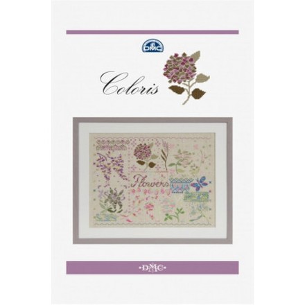 Буклет-схема Coloris - Flowers DMC 15276/22 - Вышивка крестиком и бисером - Овца Рукодельница