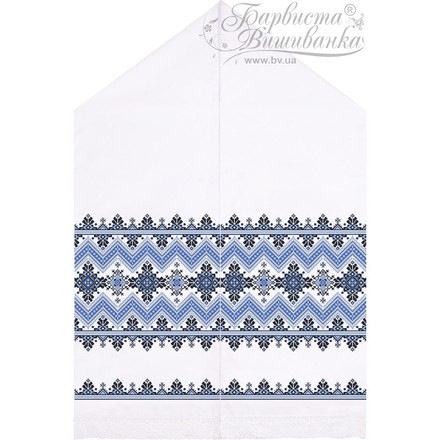 Схема Весільний рушник для вишивки бісером і нитками на тканині ТР437пн5099 - Вишивка хрестиком і бісером - Овечка Рукодільниця