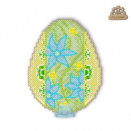 Пасхальне яйце Набір для вишивання хрестиком на пластиковій канві VOLOSHKA VPF_001 - Вышивка крестиком и бисером - Овца Рукодельница