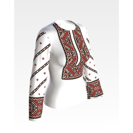Набір для вишивки жіночої блузки бісером Поділля БЖ070пБннннk - Вишивка хрестиком і бісером - Овечка Рукодільниця