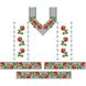 Набір для вишивки нитками Барвиста Вишиванка заготовки жіночої сукні – вишиванки Трояндове мереживо ПЛ119дБннннi