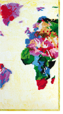 Карта мира-2. Набор для вышивки бисером на холсте. Абрис Арт (AB-464) - Вышивка крестиком и бисером - Овца Рукодельница