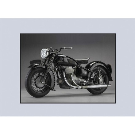 Ретро-мотоцикл Набор для вышивания стразами Crystal Art КС-1081 - Вышивка крестиком и бисером - Овца Рукодельница