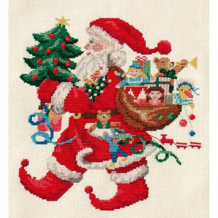 Санта Клаус Набор для вышивания крестом Lucas Creations NL01-K - Вышивка крестиком и бисером - Овца Рукодельница