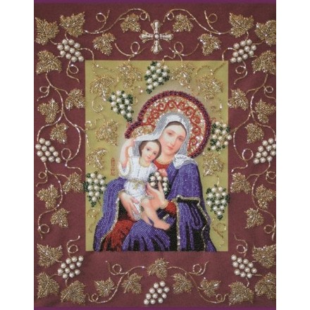 Набор для вышивания бисером Изящное Рукоделие НВ-003 Богородица Покрывающая в рамке - Вышивка крестиком и бисером - Овца Рукодельница