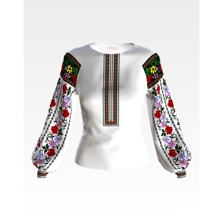 Набір для вишивки жіночої блузки бісером Калина БЖ121пБннннk - Вишивка хрестиком і бісером - Овечка Рукодільниця