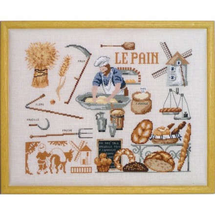 Хлеб Набор для вышивания крестом Lucas Creations SA04-K - Вышивка крестиком и бисером - Овца Рукодельница