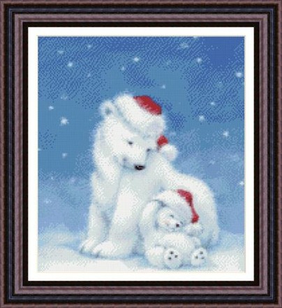 Polar Bear Holidays Kustom Krafts. Набор для вышивания крестом. KUSTOM KRAFTS (98057) - Вышивка крестиком и бисером - Овца Рукодельница
