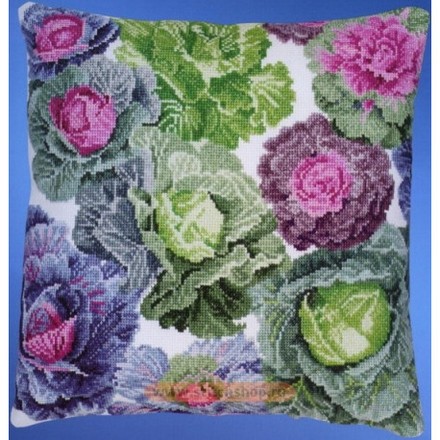 Набор для вышивания Janlynn 178-0500 Cabbages Pillow Top - Вышивка крестиком и бисером - Овца Рукодельница