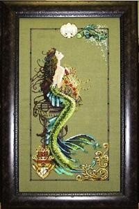 Mermaid Of Atlantis Русалка Атлантиди. Схема вишивки хрестиком. Mirabilia Design (MD95) - Вишивка хрестиком і бісером - Овечка Рукодільниця