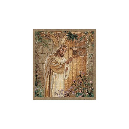 Набор для вышивания Janlynn 1139-81 Christ at Heart’s Door - Вышивка крестиком и бисером - Овца Рукодельница