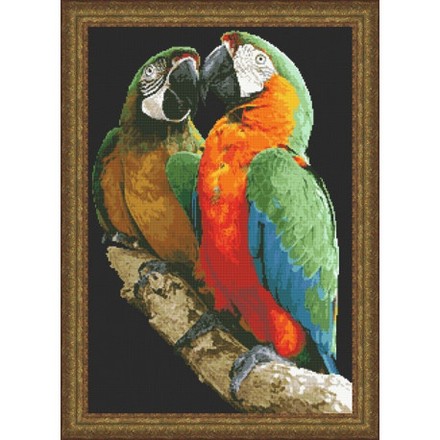 Набор для вышивания Kustom Krafts 20227 Ара /Macaws - Вишивка хрестиком і бісером - Овечка Рукодільниця