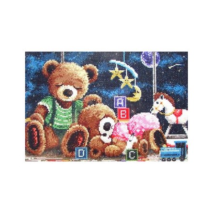 Набор для вышивания Janlynn 195-0600 Goodnight Bears - Вышивка крестиком и бисером - Овца Рукодельница