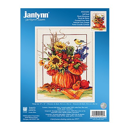 Набор для вышивания Janlynn 023-0604 Fall Floral - Вышивка крестиком и бисером - Овца Рукодельница