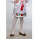 Заготовка дитячої спіднички – вишиванки на 3-5 років Тендітні маки для вишивки бісером БС004кБ28нн