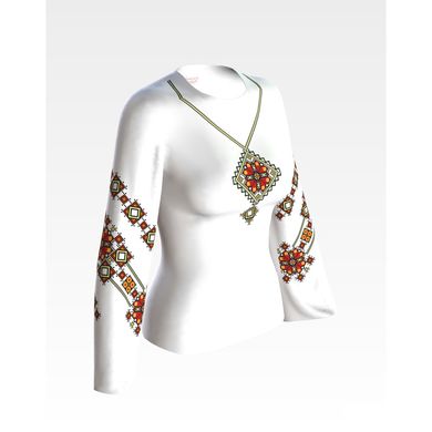 Набір для вишивання жіночої блузки нитками Весняна БЖ047шБннннi - Вишивка хрестиком і бісером - Овечка Рукодільниця