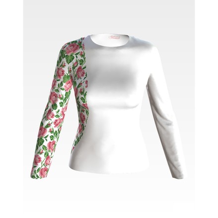Набір для вишивки жіночої блузки бісером Ніжні троянди БЖ168пБннннk - Вишивка хрестиком і бісером - Овечка Рукодільниця