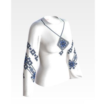 Набір для вишивання жіночої блузки нитками Весняна БЖ048шБннннi - Вишивка хрестиком і бісером - Овечка Рукодільниця