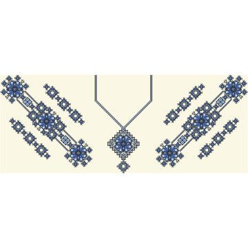 Набір для вишивання жіночої блузки нитками Весняна БЖ048шМннннi - Вишивка хрестиком і бісером - Овечка Рукодільниця