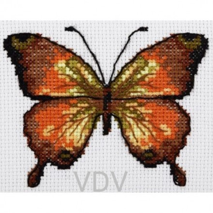 Метелик Набір для вишивання нитками VDV М-0213-S - Вишивка хрестиком і бісером - Овечка Рукодільниця