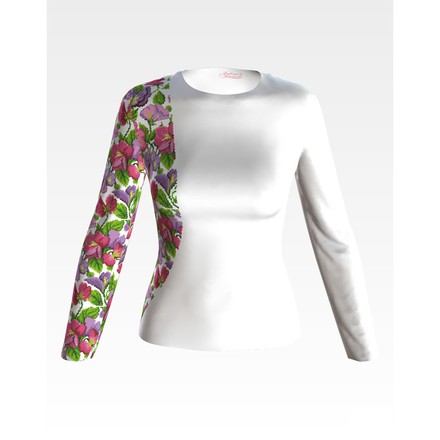 Набір для вишивки жіночої блузки бісером Фіалки БЖ176пБннннk - Вишивка хрестиком і бісером - Овечка Рукодільниця