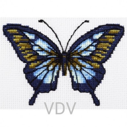 Метелик Набір для вишивання нитками VDV М-0215-S - Вышивка крестиком и бисером - Овца Рукодельница