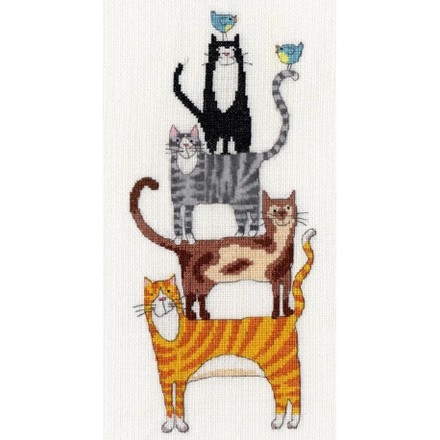 Кошки Набор для вышивания крестом Bothy Threads XKM1 - Вишивка хрестиком і бісером - Овечка Рукодільниця