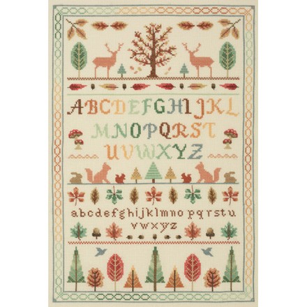 Набір для вишивання хрестиком Осінній ліс (Autumn Forest) ANCHOR CC74028 - Вышивка крестиком и бисером - Овца Рукодельница