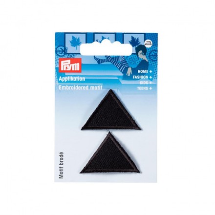 Термоаппликация маленькая, треугольники (черная) Prym 925275 - Вышивка крестиком и бисером - Овца Рукодельница