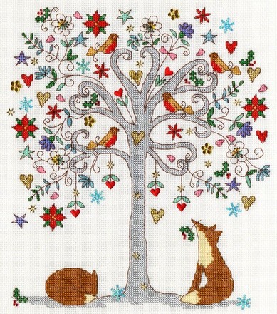 Love Winter. Набор для вышивания крестом. Bothy Threads (XKA13) - Вышивка крестиком и бисером - Овца Рукодельница