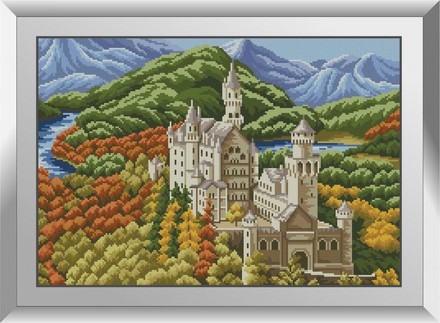 Осенний замок. Набор алмазной живописи. Dream Art (31484D) - Вышивка крестиком и бисером - Овца Рукодельница