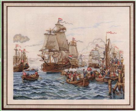Корабли и люди. Набор для вышивания крестом. Eva Rosenstand (Дания) (12-794) - Вышивка крестиком и бисером - Овца Рукодельница