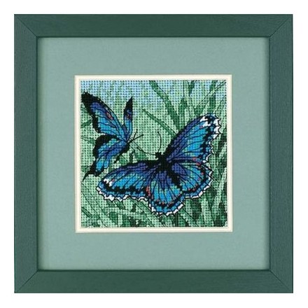 Набор для вышивания гобелена Dimensions Butterfly Duo / Пара бабочек 07183 - Вышивка крестиком и бисером - Овца Рукодельница