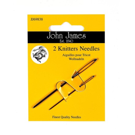 Knitters (2шт). Набор игл для вязальщиц. John James (Англия) (JJ69838) - Вышивка крестиком и бисером - Овца Рукодельница