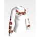 Набір для вишивки жіночої блузки бісером Маки, волошки БЖ003пБннннk