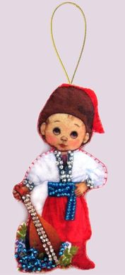Украина-М. Изделия из фетра Кукла.. Butterfly (F064) - Вышивка крестиком и бисером - Овца Рукодельница