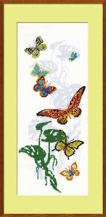 Екзотичні метелики. Набір для вишивання. Ріоліс (0903) - Вишивка хрестиком і бісером - Овечка Рукодільниця