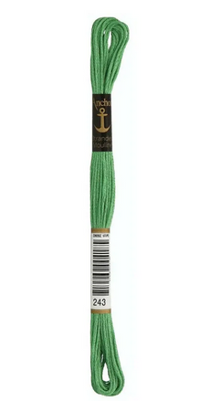 Мулине Grass Green Medium. Anchor (Anchor 243) - Вышивка крестиком и бисером - Овца Рукодельница