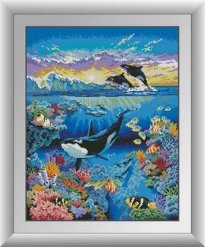 Набір для малювання алмазний живопис Dream Art Касатки (квадратні, повна) 31051D - Вишивка хрестиком і бісером - Овечка Рукодільниця