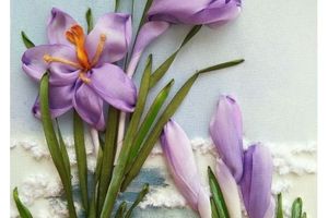 Советы для создания объемных цветочных мотивов лентами