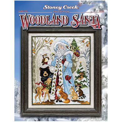 Woodland Santa Схема для вышивки крестом Stoney Creek LFT555 - Вишивка хрестиком і бісером - Овечка Рукодільниця