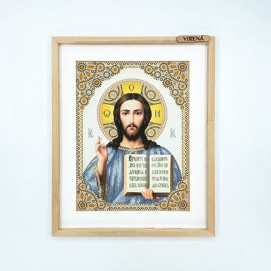 Ісус Христос Схема-ікона для вишивання бісером ТМ VIRENA А3Р_322 - Вишивка хрестиком і бісером - Овечка Рукодільниця