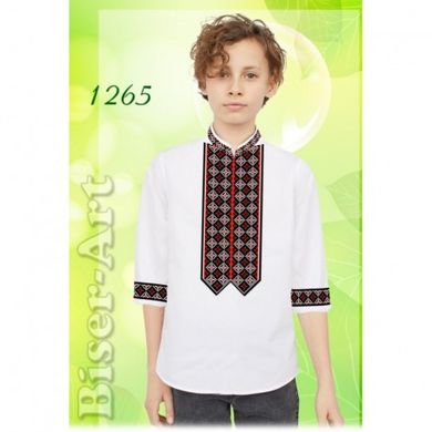 Рубашка для хлопчиків (габардин) Заготовка для вишивки бісером або нитками Biser-Art 1265ба-г - Вишивка хрестиком і бісером - Овечка Рукодільниця